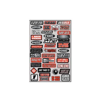 Autocollants FX Factory Effex FUN PHRASES 35 x 50cm