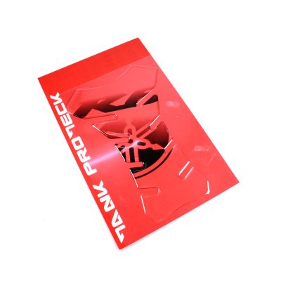 Protège réservoir 4R 3D RACING-LOGO R6 transparent