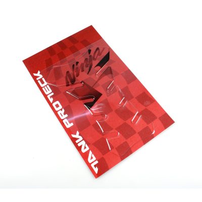 Protège réservoir 4R 3D RACING-LOGO NINJA transparent