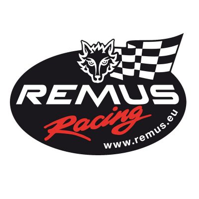 Autocollant REMUS RACING 105 x 70mm