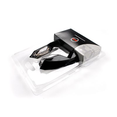 Clignos LED BKR (paire) BLADE noir carter métallique homologé