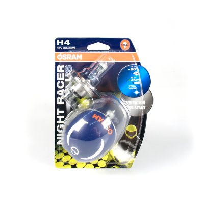 Ampoule halogène Osram (paire) Night Racer 12V/60-55W H4 blanc