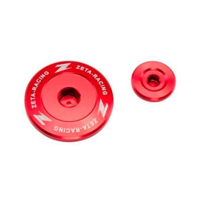 Vis de carter bouchon ZETA alu Honda CRF 450 R/X 17-> rouge