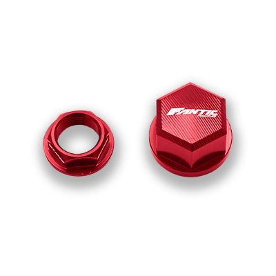 Écrou axe de roue arrière Fantic XE/XX 125, XEF/XX 250 anodisé rouge