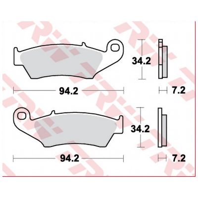 Plaquettes de frein Lucas
