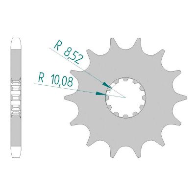 Pignon AM6 428/12D  PBR