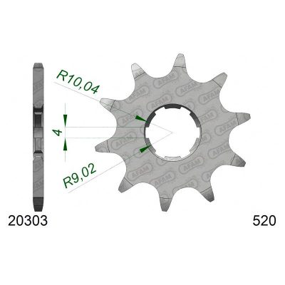 Pignon Suzuki 420/13D