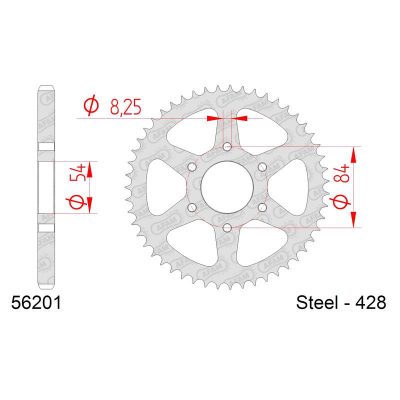 Couronne Gilera 428/52D