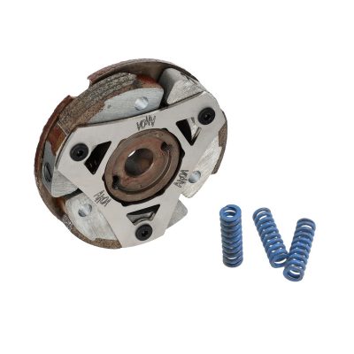 Embrayage Puch Maxi E50 1-vitesse, 3 mâchoires, patin long (+15%, bleu)