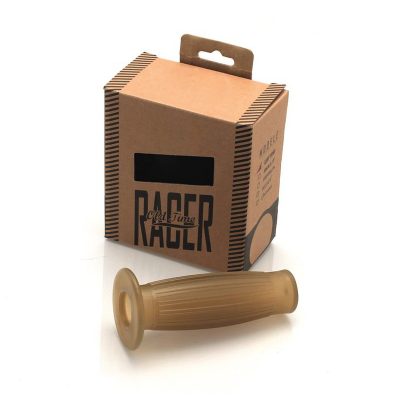 Poignées CAFE RACER paire STREET - BULLIT Ø 22 x 120mm TRANSPARENT fermé