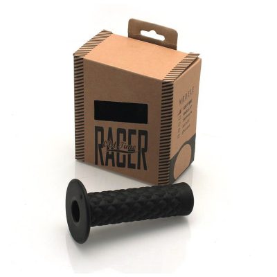 Poignées CAFE RACER paire STREET - CHESTERFIELD Ø 25.4 x 120mm noir fermé