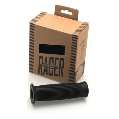 Poignées CAFE RACER paire STREET - HATTORI Ø 22 x 120mm noir fermé