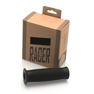 Poignées CAFE RACER paire STREET - HATTORI Ø 25.4 x 120mm noir fermé
