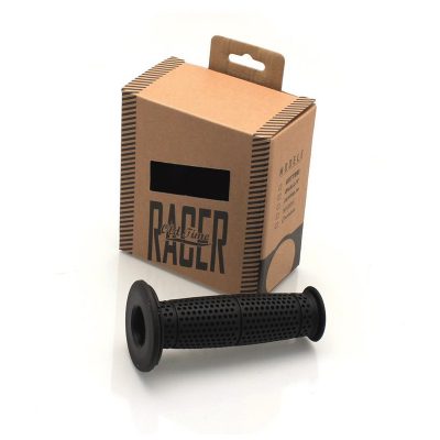 Poignées CAFE RACER paire STREET - MUDDY Ø 22 x 120mm noir fermé