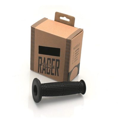 Poignées CAFE RACER paire STREET - MUDDY Ø 25.4 x 120mm noir fermé