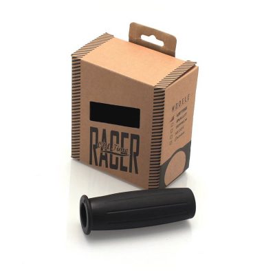 Poignées CAFE RACER paire STREET - ZEPPELØ 22 x 120mm noir fermé
