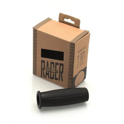 Poignées CAFE RACER paire STREET - ZEPPELØ 25.4 x 120mm noir fermé