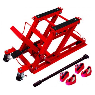 Lève moto JMP 400kg hydraulique 130-430mm rouge