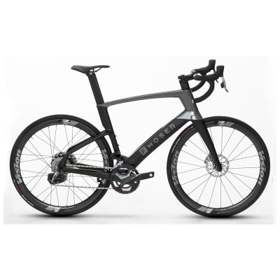 FANTIC E-Bike FMOSER E-ROAD Red Carbon M silver black (2 vélos en 1)