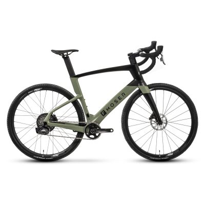 FANTIC E-Bike FMOSER E-GRAVEL Force Carbon XL sage green black (2 vélos en 1)