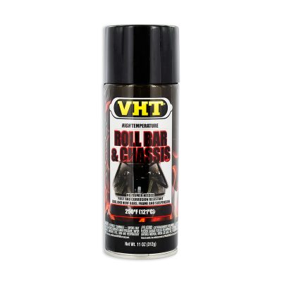 Spray VHT ROLL BAR & CHASSIS bar/châssis en noire brillant >121°C (400ml)