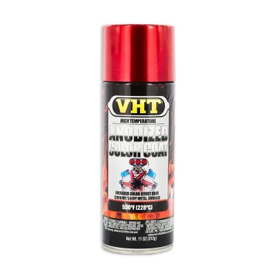 Spray VHT ANODIZED COLOR COAT composants du moteur en rouge >288°C (400ml)