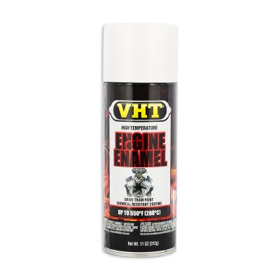 Spray VHT ENGINE ENAMEL moteur/engrenage en blanc brillant >287°C (400ml)