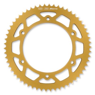 Couronne 520/50D alu couleur or Fantic TL 250, XEF 250