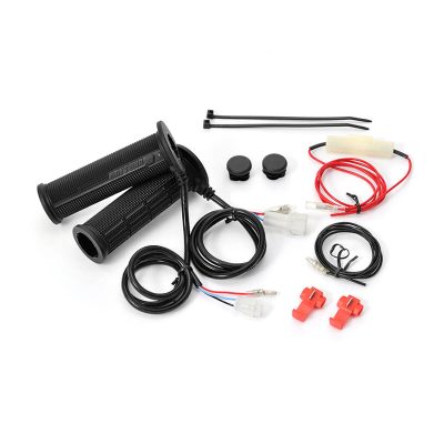 Poignées chauffantes Ø 22mm réglable DAYTONA 4 étapes L: 120mm