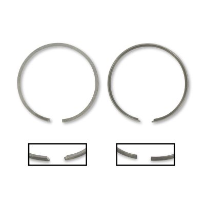 Segments METEOR (paire) Ø39.6x1.5x1.75mm/2x1.65mm Piaggio Ciao/Bravo/SI/Boxer