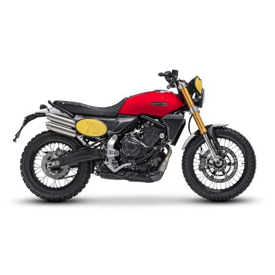FANTIC CABALLERO 700 SCRAMBLER Euro 5 pure red, utilisé 285 Km