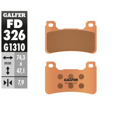 Plaquettes de frein Galfer Racing