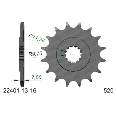 Pignon Suzuki 520/15D