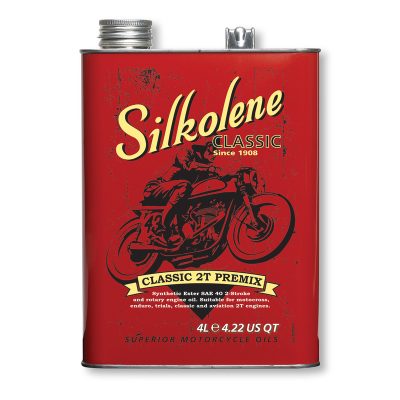 Huile moteur 2T Silkolene CLASSIC 2T PREMIX synthétique 4 L