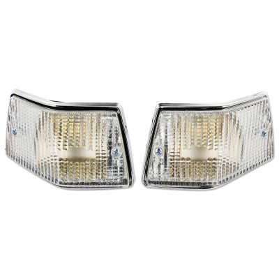 Clignotant arrière gauche + droit Piaggio Vespa PX 125-200 E T5 chrom-blanc