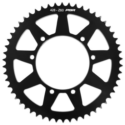 Couronne 428/60D alu noir Fantic Caballero 125, TX 180 , TL 50