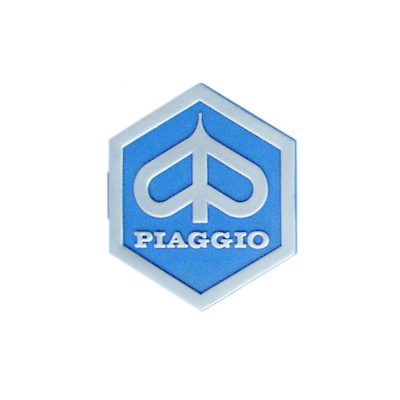 Emblème PIAGGIO avec Logo 32x37mm plastique, pour cliper