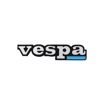 Emblème VESPA 115x25mm plastique Piaggio Vespa, à cliper