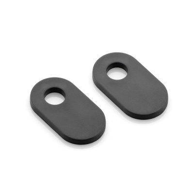 Plaques d'adaptation clignotants RIZOMA paire noir avant Triumph/Buell/Ducati