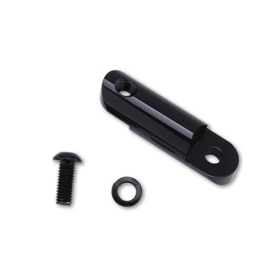 Rallonge de rétroviseur HIGHSIDER 37mm pour potence Ø 16mm noir brillant