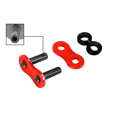 Attache chaîne 525 à riveter RK 525ZXW, XW-Ring, CLFZ *PLS* rouge
