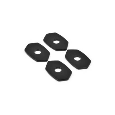 Plaques d'adaptation clignotants HIGHSIDER INDY SPACER alu div. Kawasaki noir