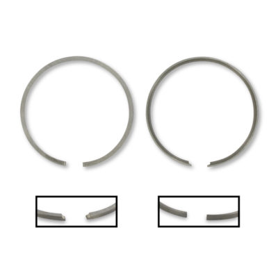Segments Meteor Piaggio Ciao/SI avec L-ring 38.2mm (2 pcs)