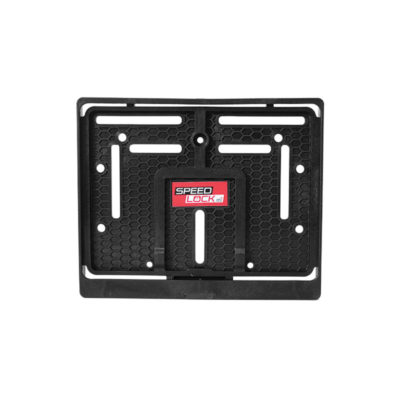 Support de plaque SPEEDLOCK moto, scooter en plastique noir