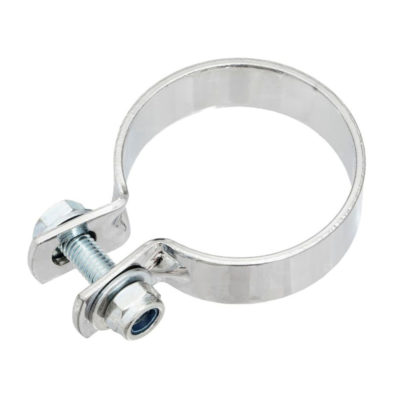 Bride d'échappement chromée universelle 55mm