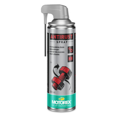 Spray dissolvant rouille motorex ANTIRUST déblocant visses/dérouilleur 500 ml
