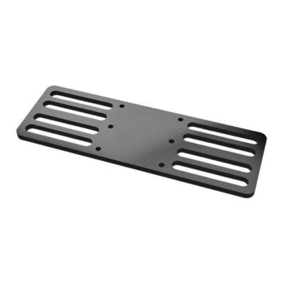 Plaque d'adaptation Click4Bike, en alu pour support de plaque moto/scooter