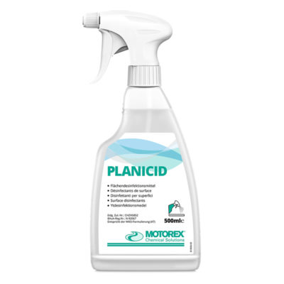 Désinfectant surfaces Motorex PLANICID Spray à pompe 500 ml