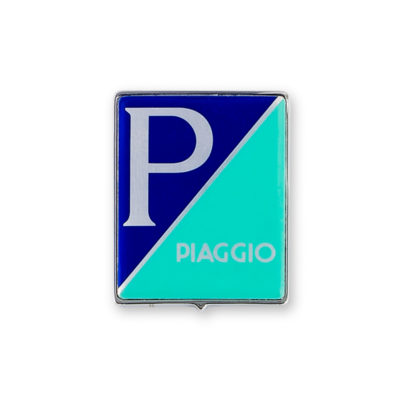 Emblème PIAGGIO 36x47mm plastique, pour cliper