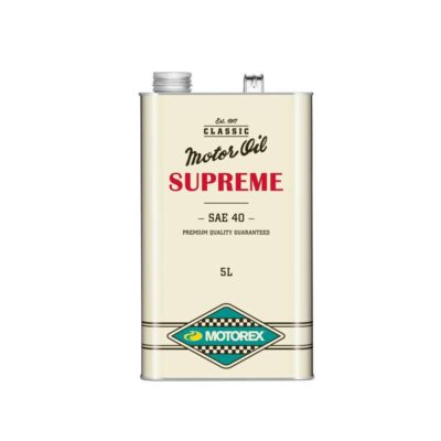 Huile moteur 4T SAE 40 Motorex CLASSIC LINE SUPREME motos anciennes 5 L